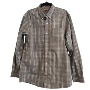 Eddie Bauer men's button down shirt size large